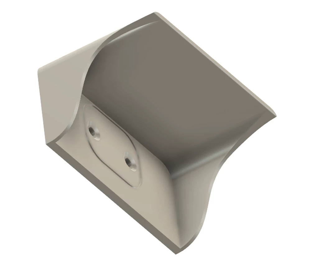 3D-Render des Shelly BLU Motion Outdoor Housing